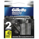 GILLETTE MACH3 CARBONO REPUESTO X2 RAZOR