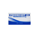 PREDNICORT 20 MG X 20 COMPRIMIDOS
