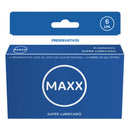 PRESERVATIVO MAXX SUPER LUBRICADO X 6 UNIDADES
