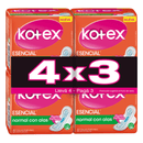 KOTEX ESENCIAL NORMAL CON ALAS X8 4X3