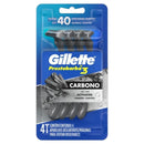 GILLETTE PRESTOBARBA3 CARBONO X4