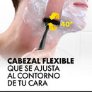GILLETTE PRESTOBARBA3 CARBONO X4