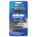 GILLETTE PRESTOBARBA3 CARBONO X4