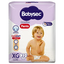 PANTS BABYSEC PREMIUM EXTRA GRANDE X 22