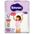 PANTS BABYSEC PREMIUM EXTRA EXTRA GRANDE X 20