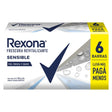 JABON BARRA REXONA SENSIBLE 120GR X6