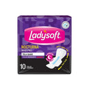 LADYSOFT NOCTURNA MAXI PRO TELA SUAVE X 10 TOALLAS