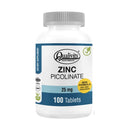 QUALIVITS ZINC PICOLINATE 25MG X100 TABLETAS