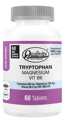 Triptófano Con Magnesio Qualivits® + Vit B6 X 60 Tabs. Sabor Natural