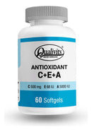 Antioxidante Vitamina C + Vit E + Vit A X 60 Caps Qualivits® Sabor Sin Sabor