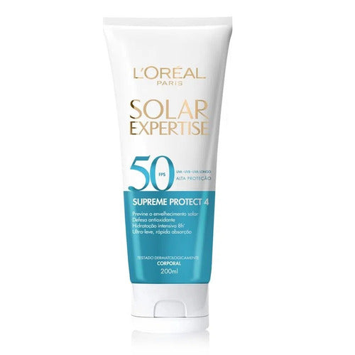 Protector Solar L'oréal Paris  Solar Expertise Supreme Protect 4 50fps  En Crema 200ml