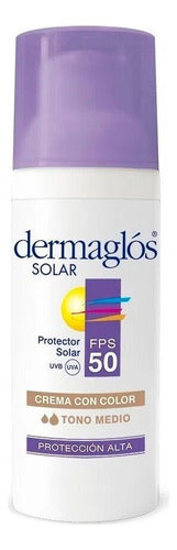 Protector Solar Dermaglos® Facial F50 | Tono Medio 50g