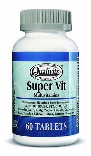 Multivitaminico Super Vit Qualivits 60 Tabletas