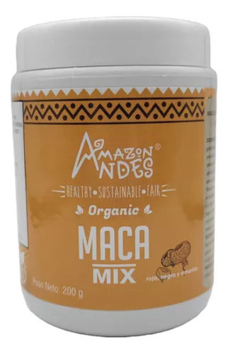 Maca Peruana Polvo Mix Amarilla Roja Negra Amazon Andes