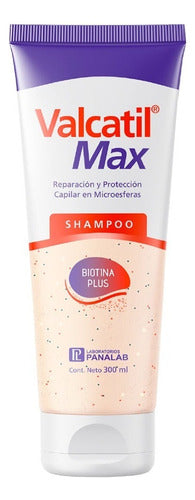 Shampoo Valcatil Max Tratamiento Anticaida Cabello 300 Ml