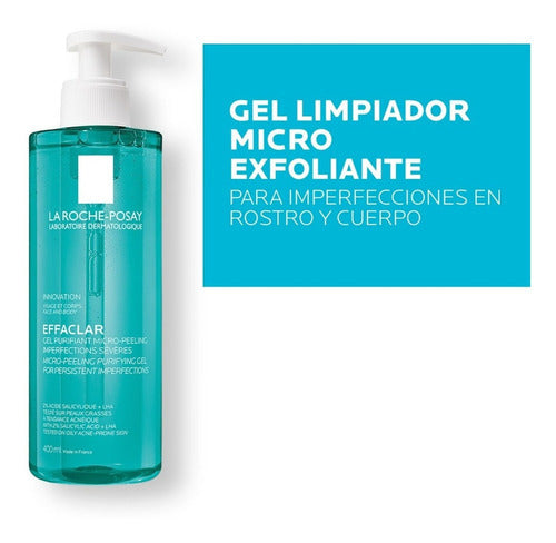 Limpiador Facial Effaclar Gel Microexfoliante 400 Ml Tipo De Piel Grasa