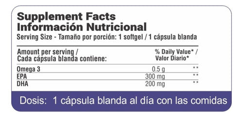 Qualivits® Super Omega 3 Fish Oil 1000mg X 100 Cápsulas