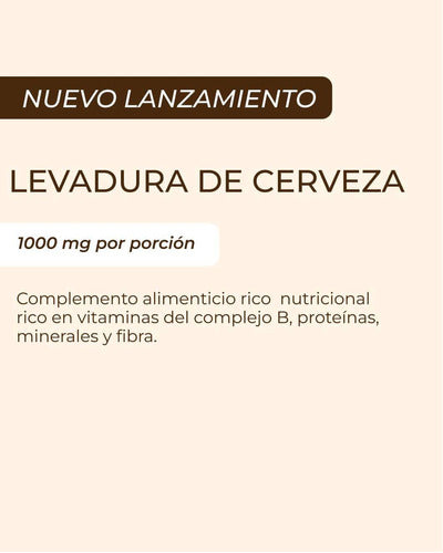 Levadura De Cerveza 60 Tabletas - Qualivits Apto Vegano