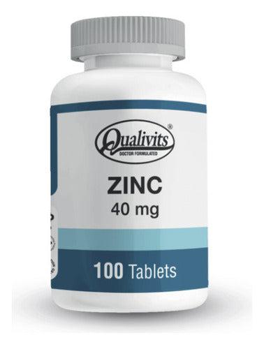 Qualivits® Zinc 40mg X 100 Tabletas