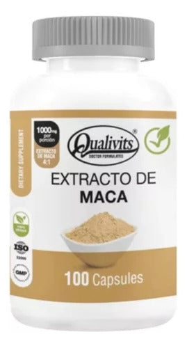 Extracto De Maca Qualivits® 500mg X 100 Cápsulas