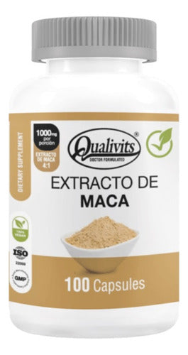 Extracto De Maca Qualivits® 500mg X 100 Cápsulas