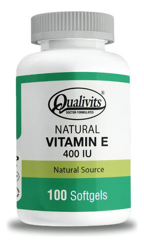 Natural Vitamina E Qualivits 400 Ui X 100 Cápsulas Blandas S