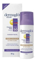 Protector Solar Dermaglos® Facial F50 | Tono Medio 50g