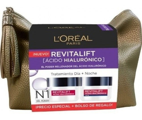 Pack Revitalift Loreal Acido Hialuronico Dia + Noche Crema