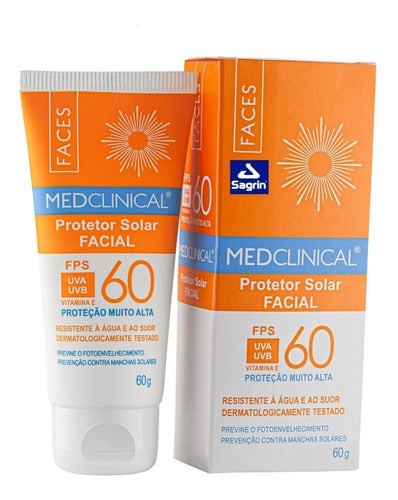 Medclinical Protector Solar Facial Spf 60 60g | Sagrin