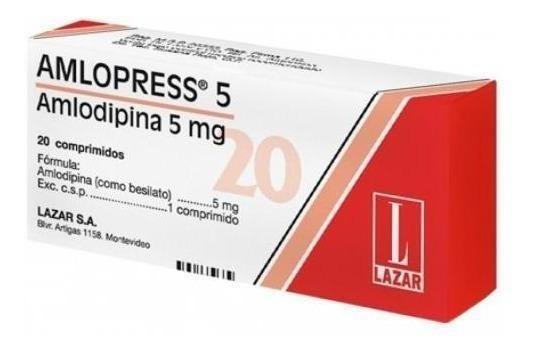 Amlopress  5 Mg 20 Comprimidos