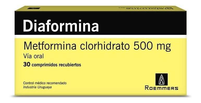 Diaformina 500 Mg X 30 Comprimidos