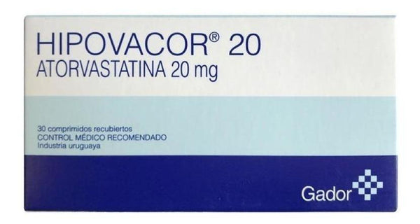 Hipovacor 20 Mg 30 Comprimidos