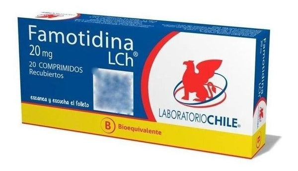 Famotidina 40mg 10 Comprimidos Chile