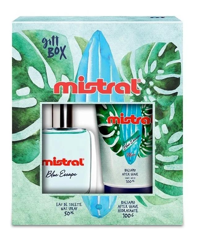 Mistral Blue Escape Pack Perfume 50ml + Balsamo 100ml