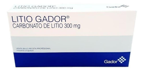 Litio Gador 300 Mg 60 Comprimidos