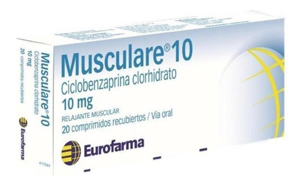 Musculare 10 Mg 20 Comprimidos