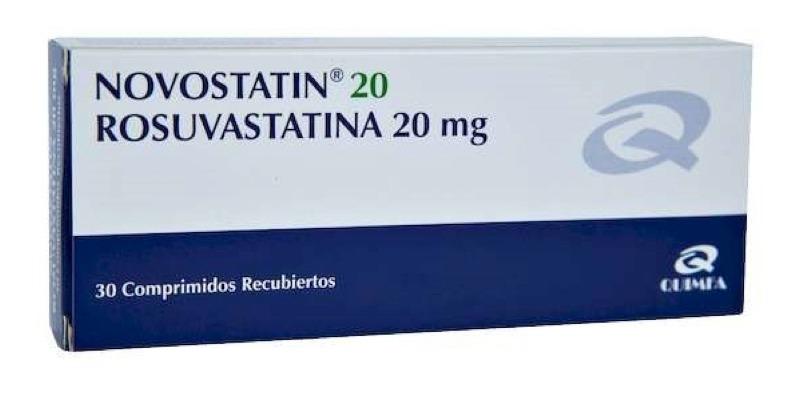 Novostatin 20 Mg 30 Comprimidos| Rosuvastatina