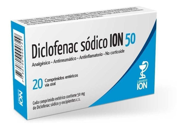 Diclofenac Ion 50  X 10 Comprimidos