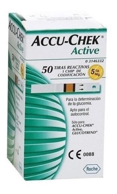 Accu-chek Active X 50 Tirillas Glucometro Tiras Glicemia