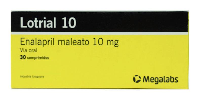 Lotrial 10 Mg  30 Comprimidos