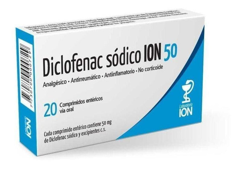 Diclofenac Ion 50  X 10 Comprimidos