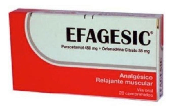 Efagesic 20 Comprimidos