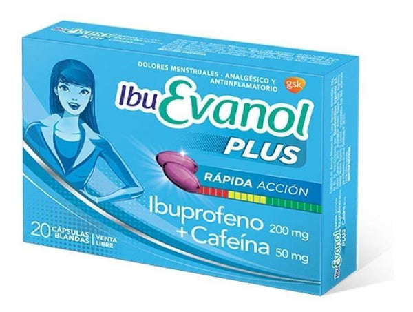 Ibuevanol Plus Rapida Acción X 20 Cápsulas