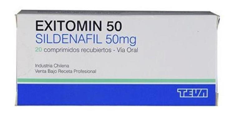 Exitomin 50 Mg 20 Comprimidos