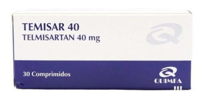 Temisar 40 Mg 30 Comprimidos | Telmisartan