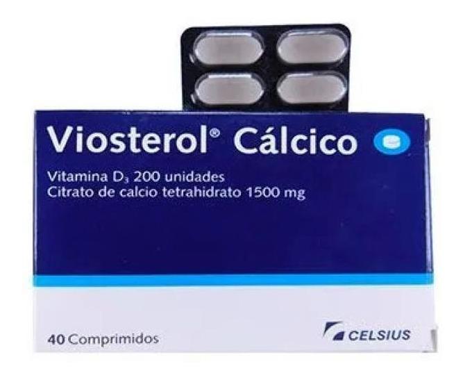Viosterol Calcico  40 Comprimidos | Vitamina D 3