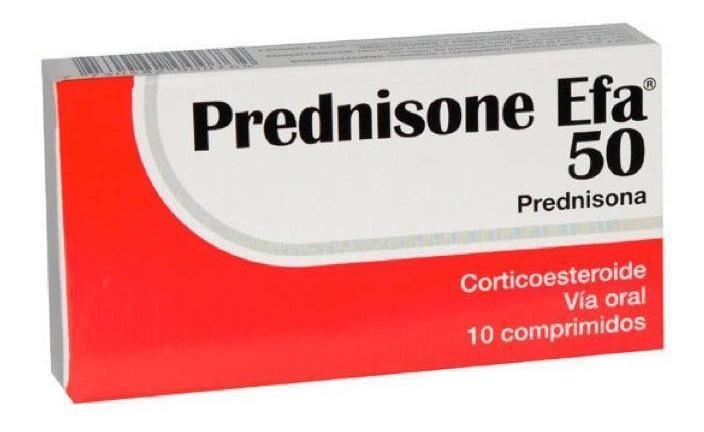 Prednisone Efa 50 Mg 10 Comprimidos