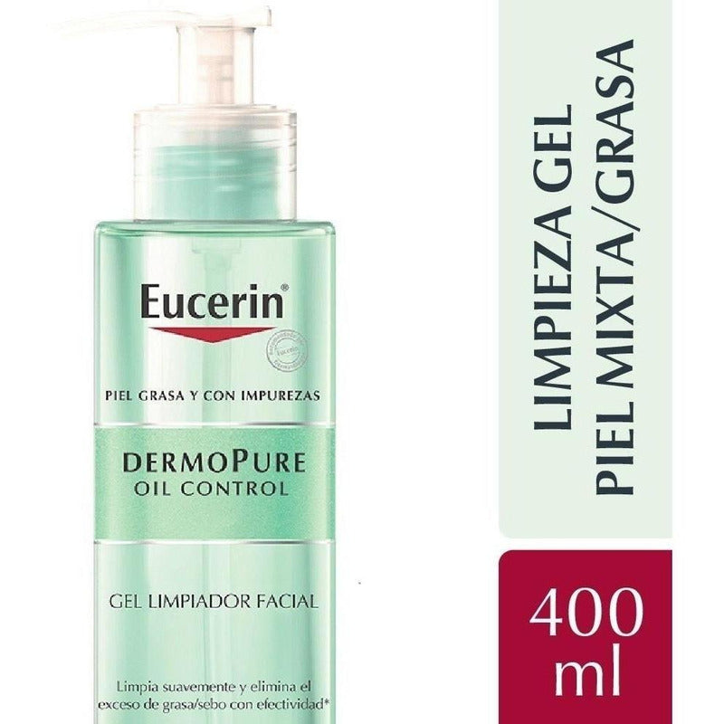 Eucerin Dermopure Oil Control Gel Limpiador 400 Ml