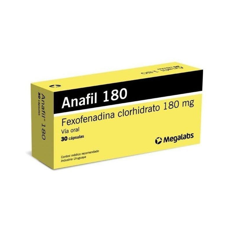 Anafil 180 Mg 30 Capsulas