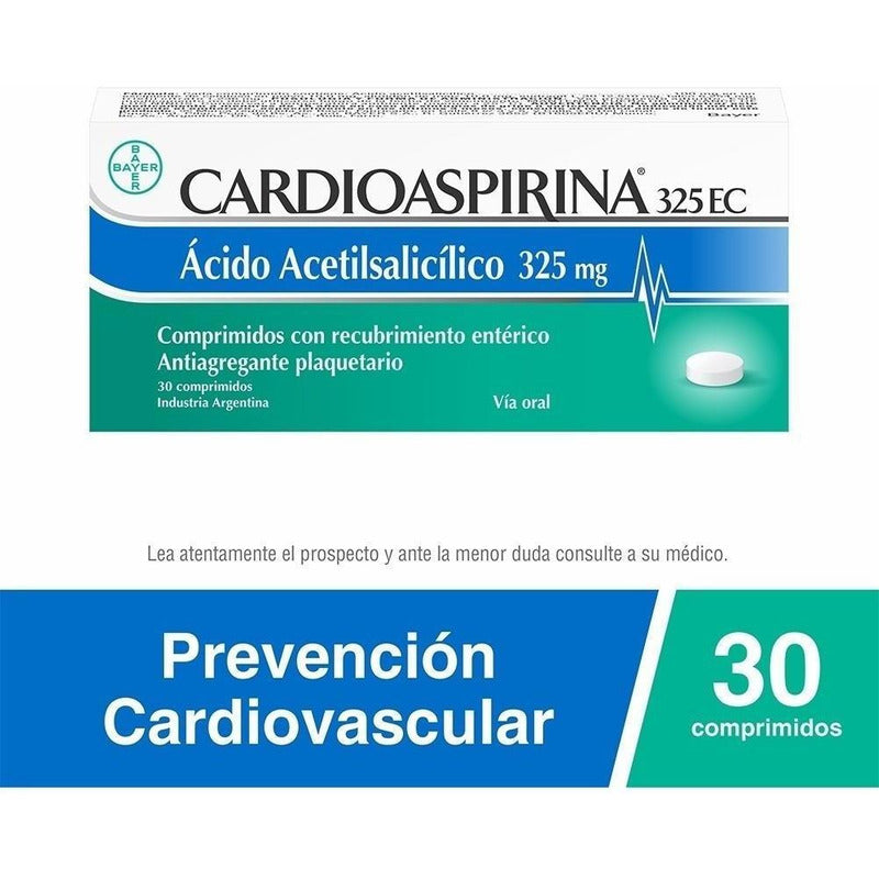 Cardioaspirina 325 Mg X 30 Comprimidos